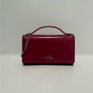 NWT Marc Jacobs The Glam Mirror mini bag lipgloss pink